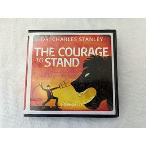Dr. Charles Stanley 5-sermon set  "The Courage to Stand"  DVD's